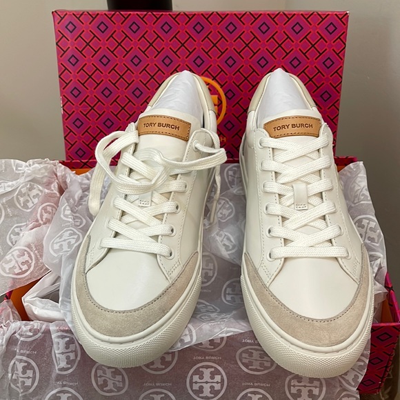 Tory Burch Shoes - Brandnew Tory Burch Snow White Calcare Sneaker